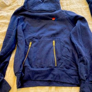 Aviator Nation Ninja Hoodie S Navy Blue
